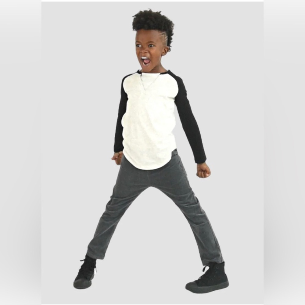 Appaman Kids Skinny Cords in Vintage Black (Grey)